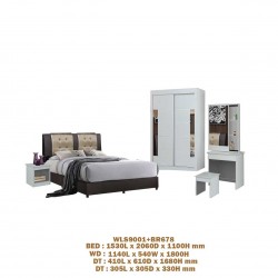 BEDROOM SET WLS9001+BR678