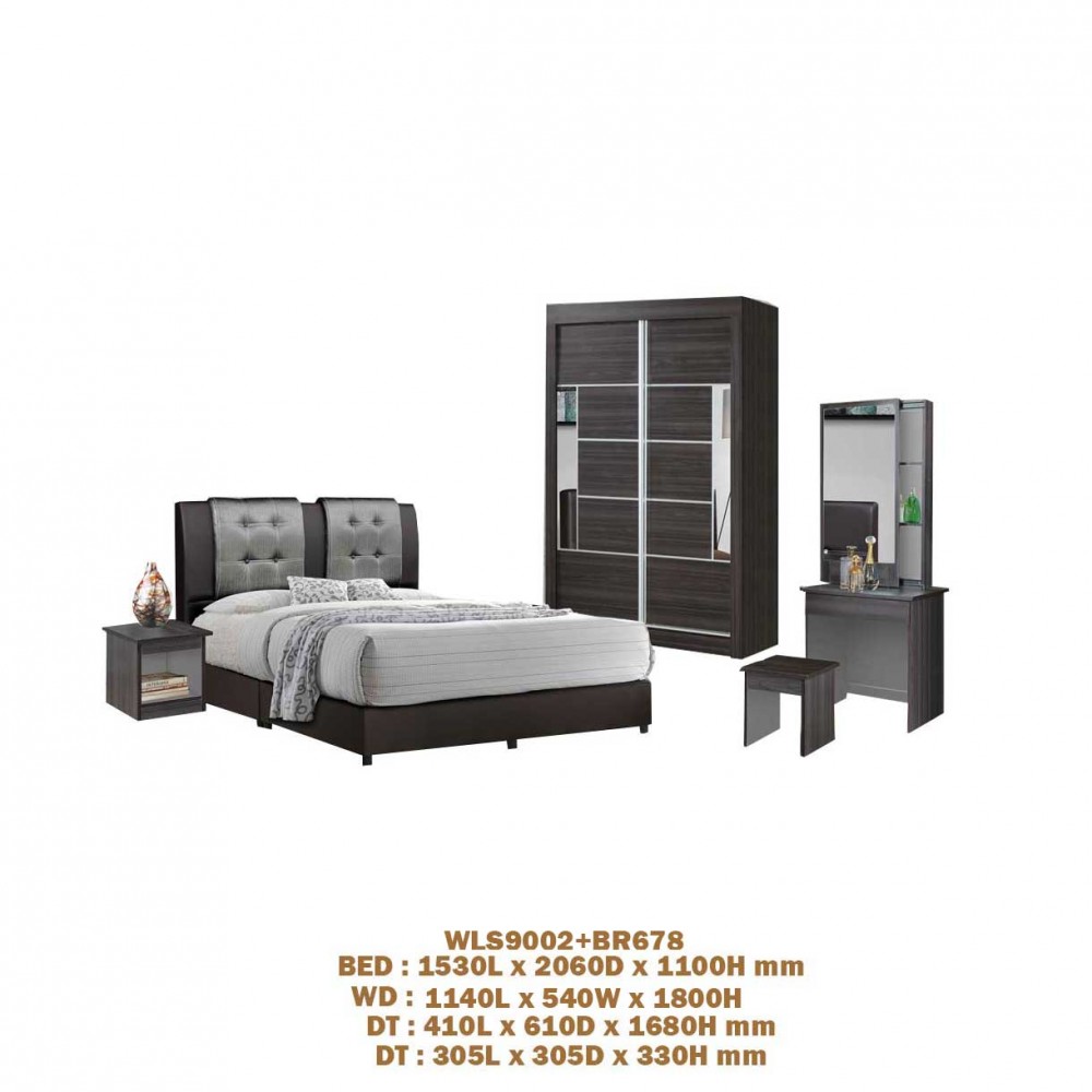 BEDROOM SET WLS9002+BR678