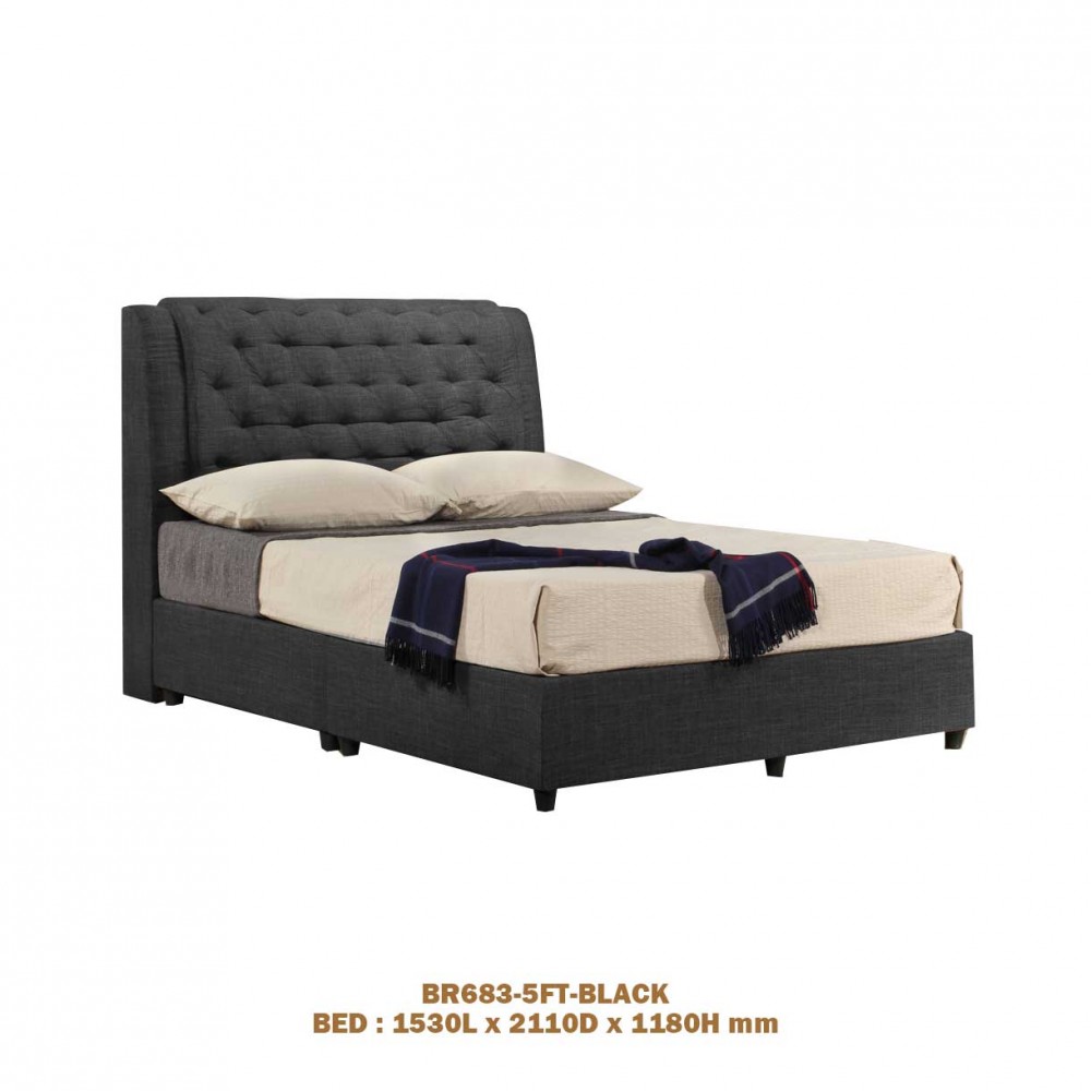 BEDFRAME BR683-BLK-5FT