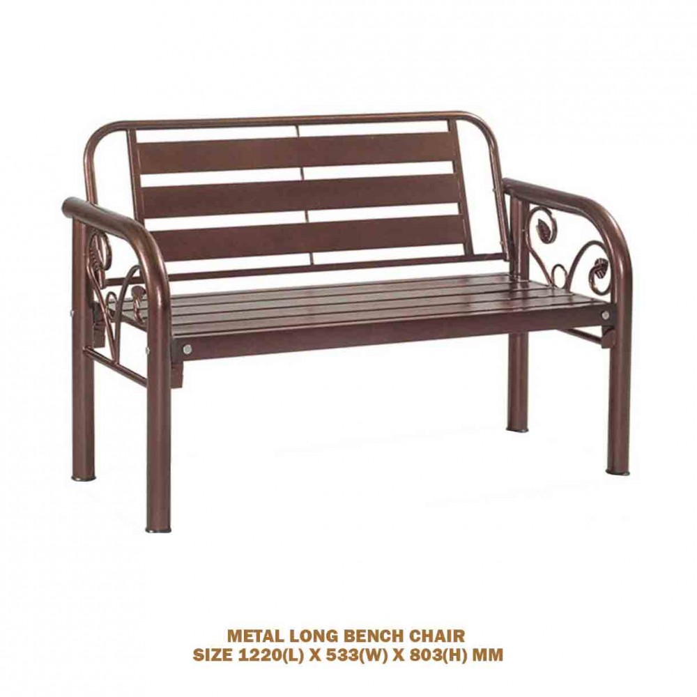 METAL LONG BENCH CHAIR KD7109