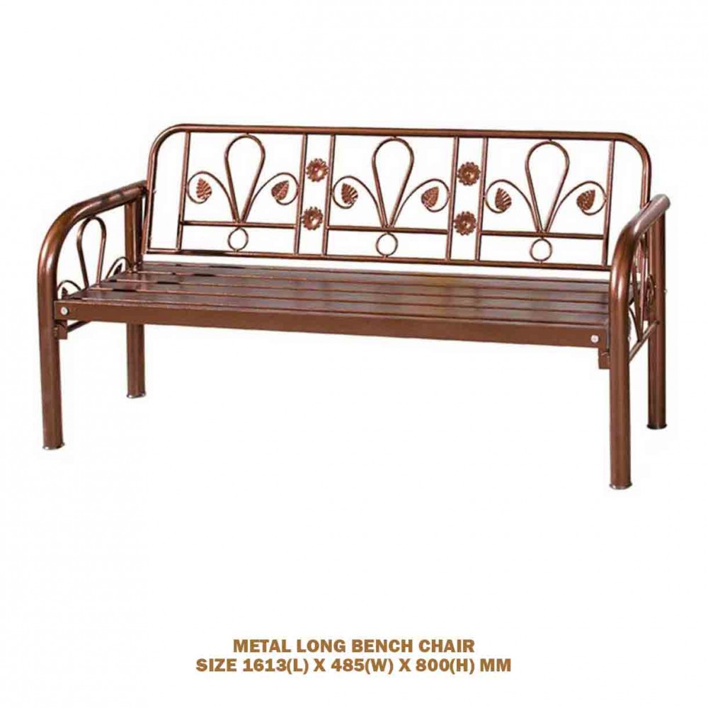 METAL LONG BENCH CHAIR KD7118